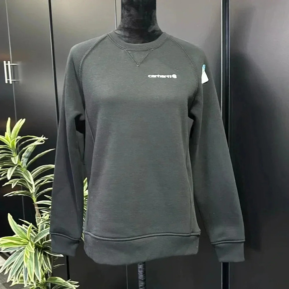 Carhartt Relaxed Fit Midweight crewneck,rib knit cuff/hem,pullover sweatshirt - Picture 1 of 11